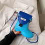 Ins Creative Fun Cute Rain Boots Small Bag Crossbody Bag Women 2021 New Fashion Pvc Candy Color One-Shoulder Jelly Bags