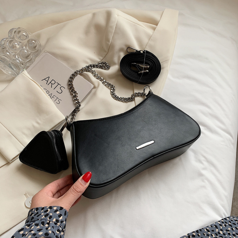 Small Fresh Western-Style Small Bag Women 2021 New Trendy Fashion Chain Messenger Bag Influence Simple Handbags For Women Luxury