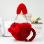 Plush Luxury Winter Warm Handbag Ladies Messenger Bag