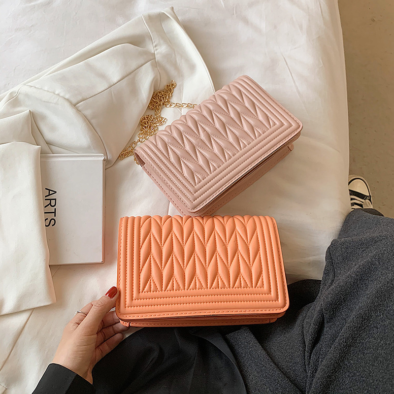 2021 New Summer Small Chain Bag Wholesale Designer Wallets And Ladies Handbags For Ladies Pu Leather Ladies Messenger Bag