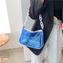 2021 Korean Version Of The Trendy Acrylic Chain Crossbody Transparent Jelly Purse Pvc Shoulder Bag Purses And Handbags