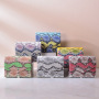 Snakeskin Pattern Leather Metal Chain Square Handbag