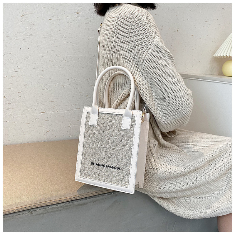 New Trendy Fashion Simple Ladies Handbags Women Bags Shoulder Bag Internet Celebrity Portable Small Square Bag Handbags