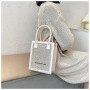 New Trendy Fashion Simple Ladies Handbags Women Bags Shoulder Bag Internet Celebrity Portable Small Square Bag Handbags