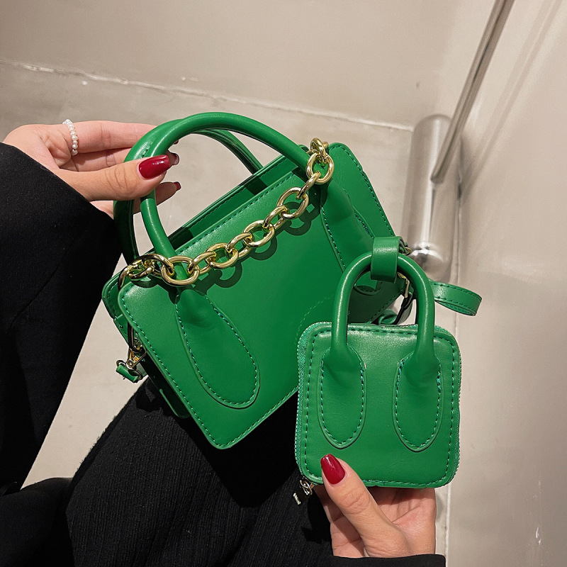 High Quality Custom Pu Leather New Bag Women Handbags Ins Messenger Bag All-Match Portable Small Square Bag