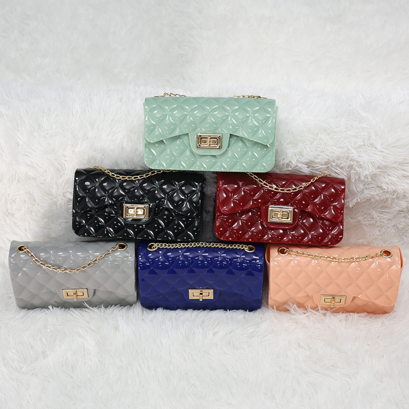 New Arrivals Designers Purses Fashion Pu Leather Handbags Luxury Jelly Purse Ladies Handbags Women Bags Messenger Bag