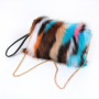 One-Shoulder Underarm Bag Chain Ladies Plush Handbag
