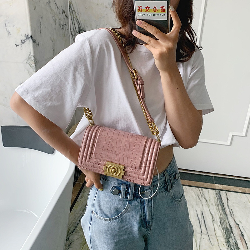 2021 New arrivals stone pattern small square bags women handbags ladies fashion handbags for women purses and handbags