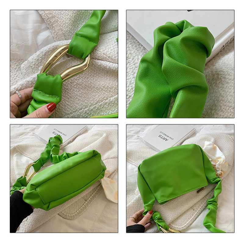 2021 New Girly Fashion Temperament Fold Cloud Bag Ladies Hand Bag All-Match One-Shoulder Bag Elegant Luxury Handbags For Women