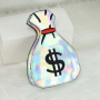 2021 Fashion dollar shape crossbody bags girls mini women hand bag money purse designer handbags