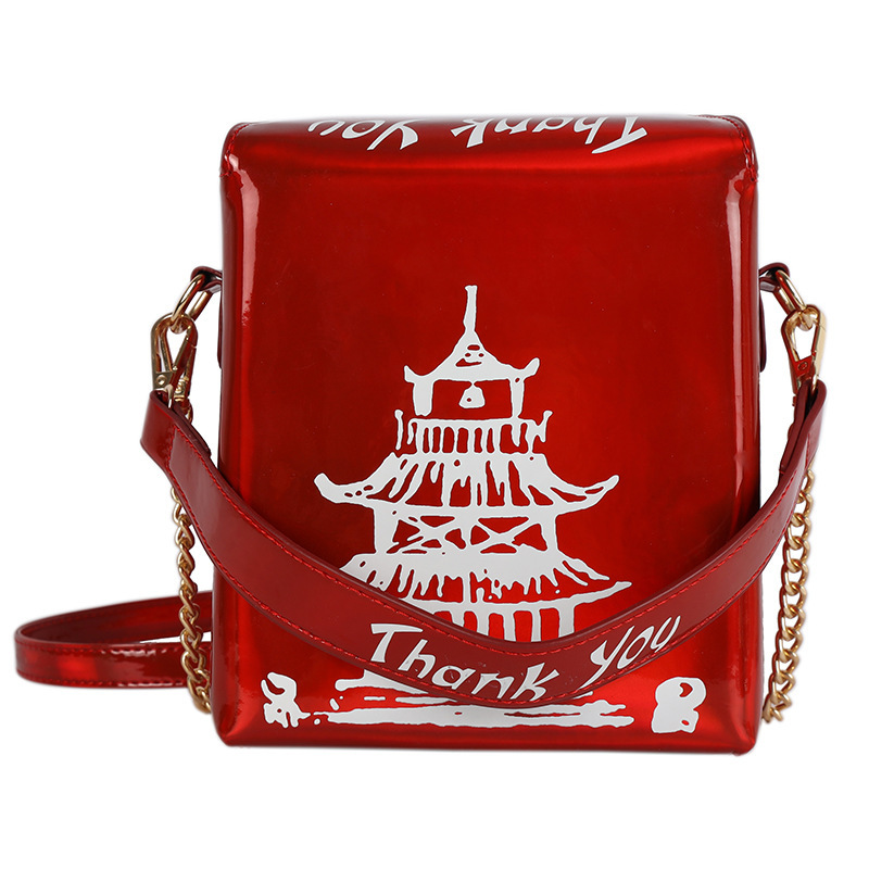 Chinese Takeout Box Designer Handbags Bag Pu Leather Handbags for Women Hand Bags Wholesale Purses and Handbags