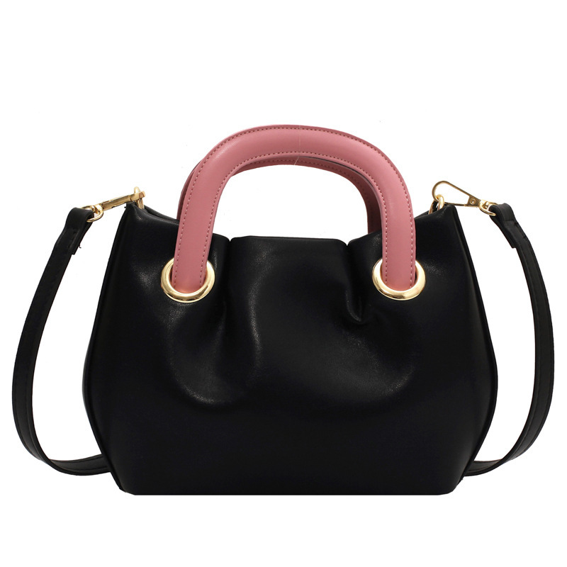 2021 Korean Style Shoulder Bag Large-Capacity Contrast Color Women'S Handbag  Casual Tote Bag Ladies Hand Bag
