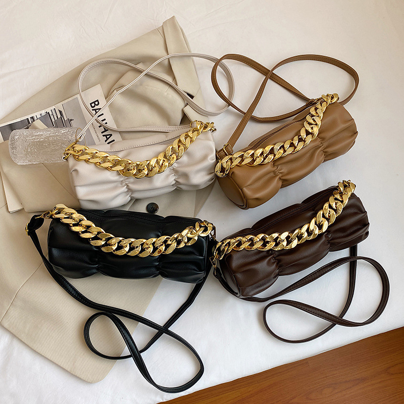 2021 New Women Hand Bags Fashion Fold Chain Handbag Korean Version Popular Handbags For Women Luxury Crossbody Bags Women