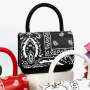 Summer Hot Sale New Cashew Flower Small Square Bag Bandana Bag Designer Purses And Hat Set crossbody Shoulder Ladies Handbag