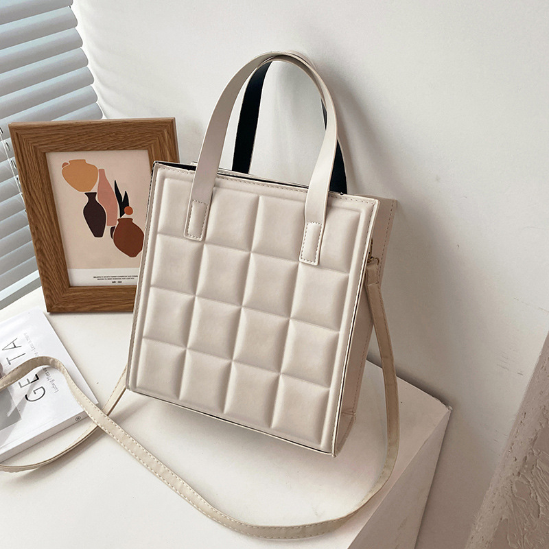 Autumn And Winter New Trendy Bags Women Handbags Ladies Leather Fashion Shoulder Bag Grid Messenger Bag Trend Handbags