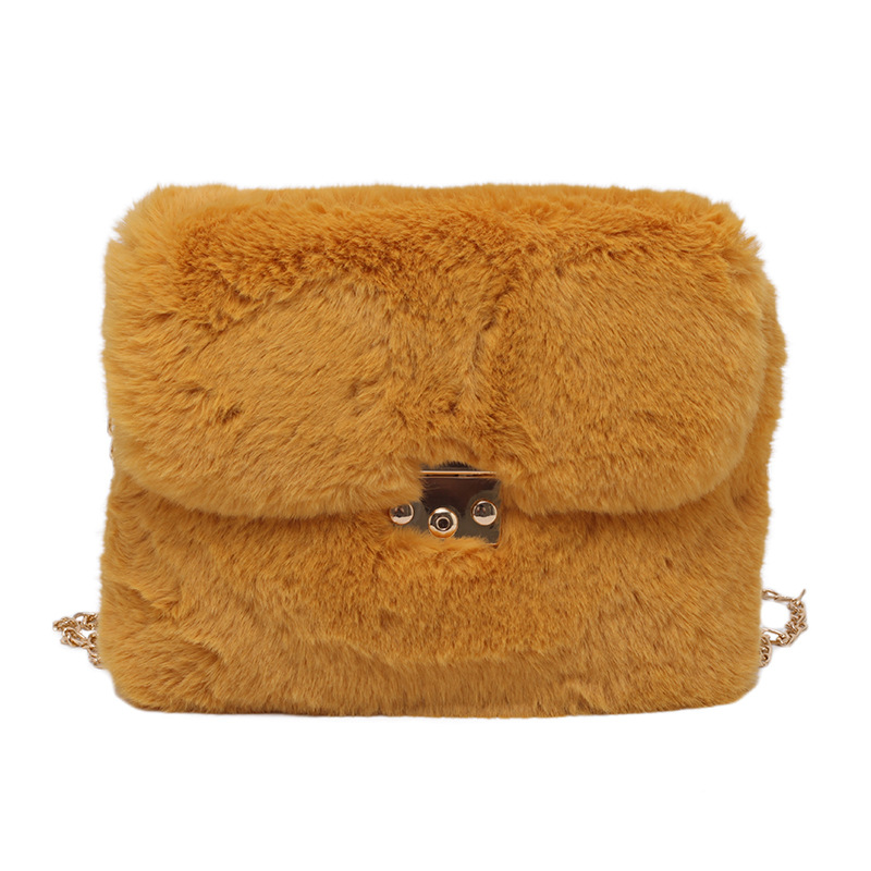 Small Square Bags Women Handbags Ladies Designer Handbags For Women Fur Purses