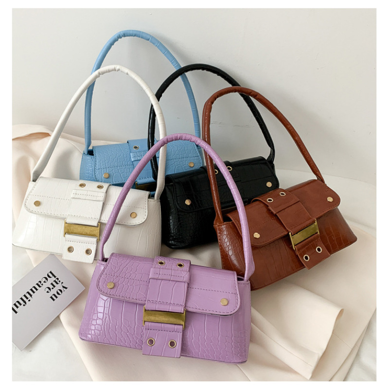 2021 Trendy New Crocodile Pattern Crossbody Shoulder Bag Fashion Retro Handbag Elehant Women Hand Bags