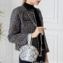 New Snake Pattern Small Round Bag Single Shoulder Messenger Fashion Personality European And American Style Chain Wmoen Handbags