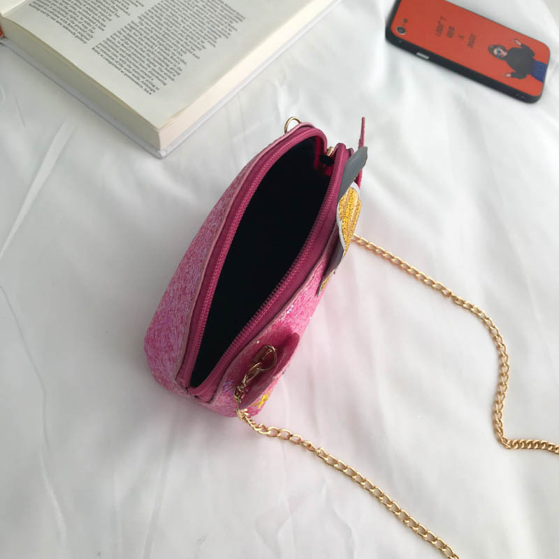 Summer Sequin Unicorn Chain Bag Cute Colorful Girls Mini Messenger Bag Kids Purses Handbag Purse Luxury Handbags for Women
