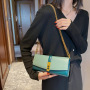 Hot Sale Pu Leather Gold Chain High Quality Bags Women Handbags Ladies Shoulder Ins Fashion Leather Bag Crossbody Bags Ladies