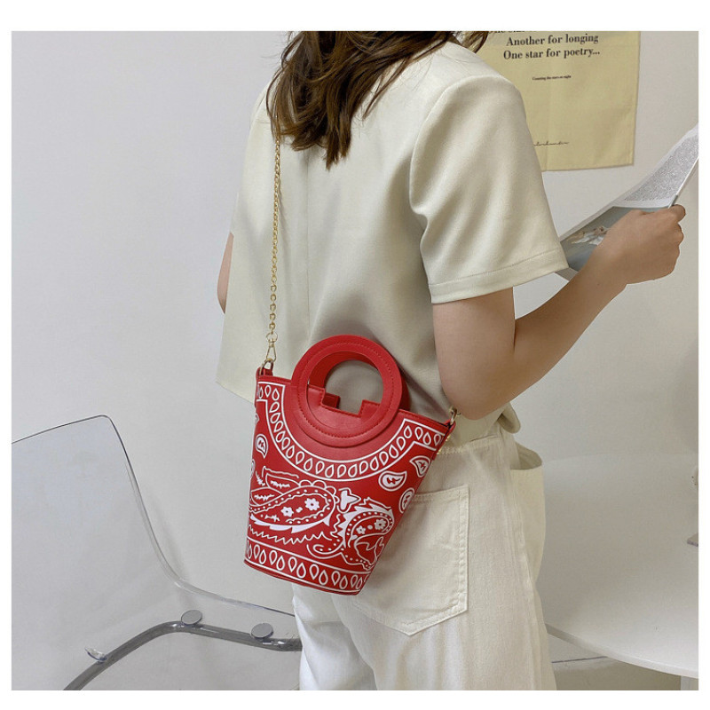 2021年新作バッグ レディースバッグ カシューフラワー バケットバッグ インハンドバッグ レディース 韓国風 アメリカンストリート カジュアル