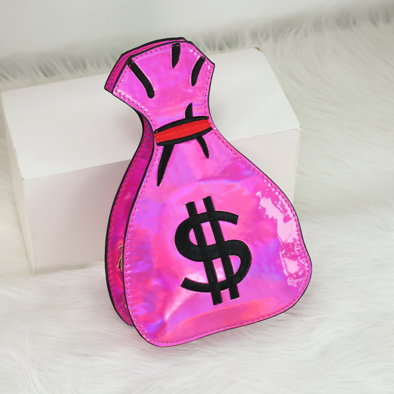 2021 Fashion dollar shape crossbody bags girls mini women hand bag money purse designer handbags