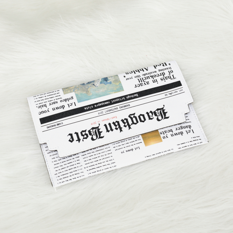 Fashion Newspaper Bags PU Leather Clutches Chain Envelope Bag Purse Crossbody Messenger Bags Women Purses and Handbags