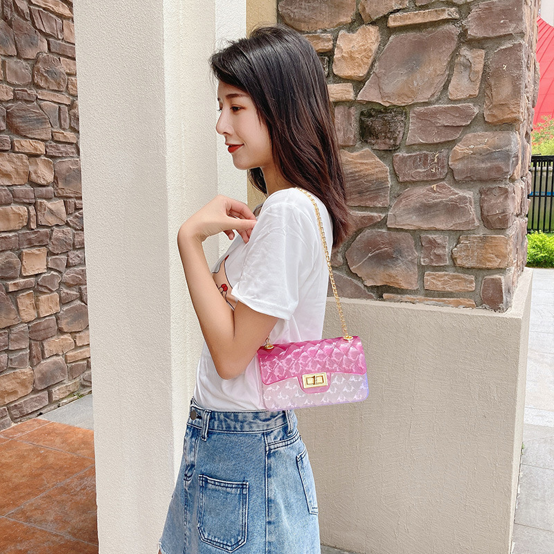 2020 Wholesale Clear Purse Designer Handbags Famous Brand  Luxury Jelly Purses and Handbags Women