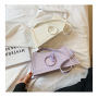 Ring Small Square Bag Simple One-Shoulder Messenger Bag Women Handbag