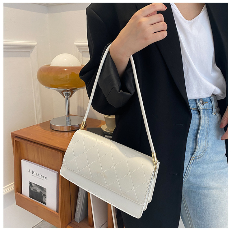 Diamond Chain Diagonal Handbag Women's Single Shoulder Small Square Bag