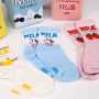 Ins Cute Girl Heart Milk Banana Strawberry Crossbody Bag Women Socks Suit Cotton Socks Crossbody Bags 2021 Women Hand Bags Suit