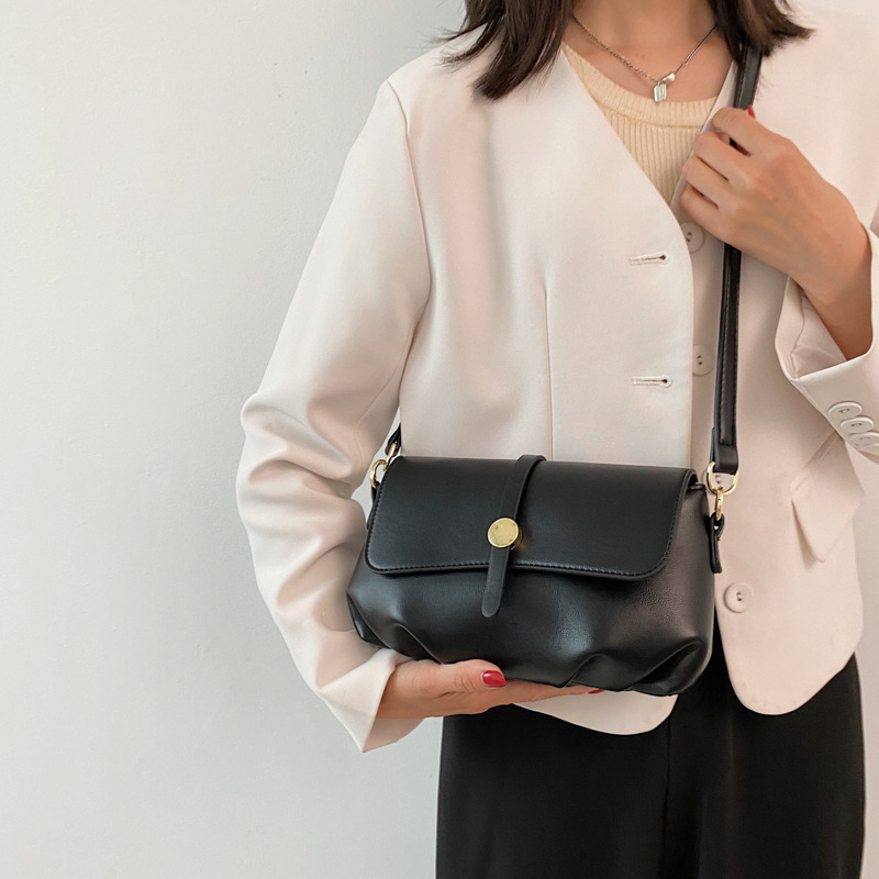 2021 New Fashion Female Bag Texture Single Shoulder Messenger Bag Female Ins Satchels Bag