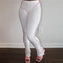 Autumn 2021 Women Clothing New Fashion Reverse Wear Design High Waist Buttocks Solid Color Tight Casual Trousers Women Trousers