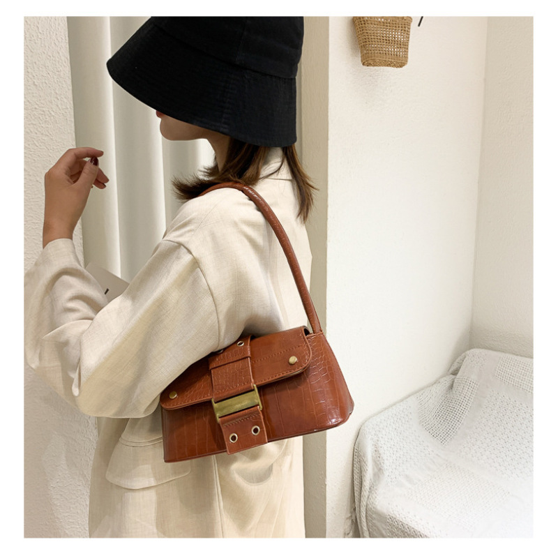 2021 Trendy New Crocodile Pattern Crossbody Shoulder Bag Fashion Retro Handbag Elehant Women Hand Bags