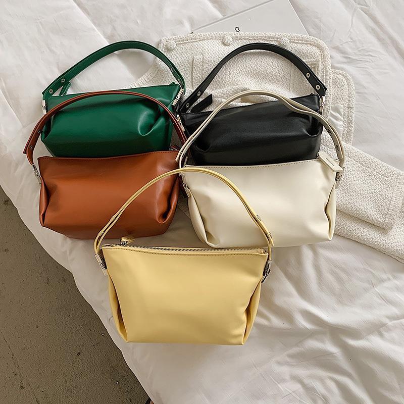 Ins Texture Dumpling Bag Female Purses And Handbags 2021 New Trendy Fashion Designer Purse Summer Crossbody Bag