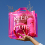 Gold Supplier 2021 Summer Style Jelly Bag Fashion Waterproof Wholesale Pvc Transparent Crossbody Handbag Ladies Jelly Tote Bags