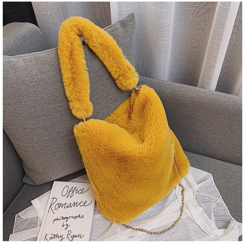 Fashion Handbag Fur Tote Bag For Women Crossbody Handbags Luxury Designers Purses And Handbags For Ladies Hand Bags