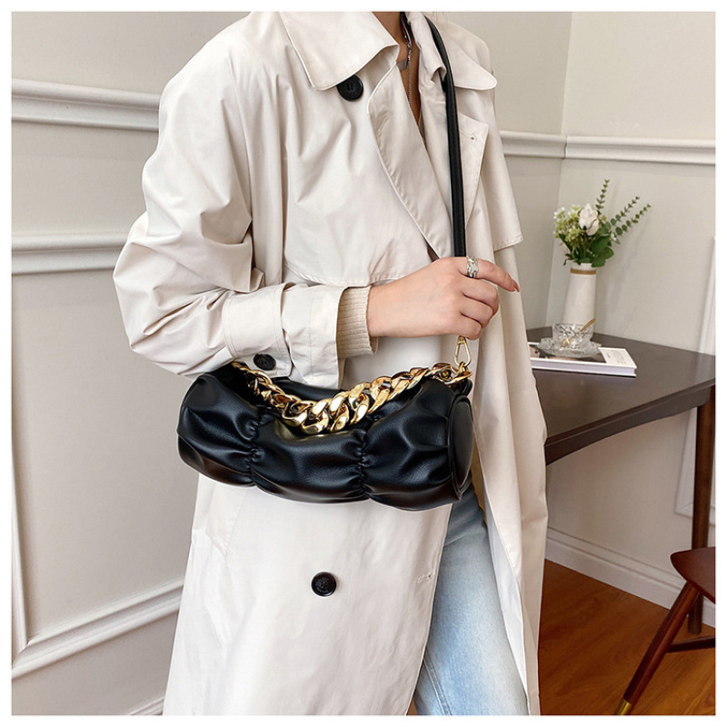 2021 New Women Hand Bags Fashion Fold Chain Handbag Korean Version Popular Handbags For Women Luxury Crossbody Bags Women