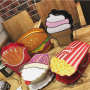 Hamburger Printed Coin Purse For Women Hand Bags Luxury Crossbody Bag Women Purses for Women 2021 Handbag