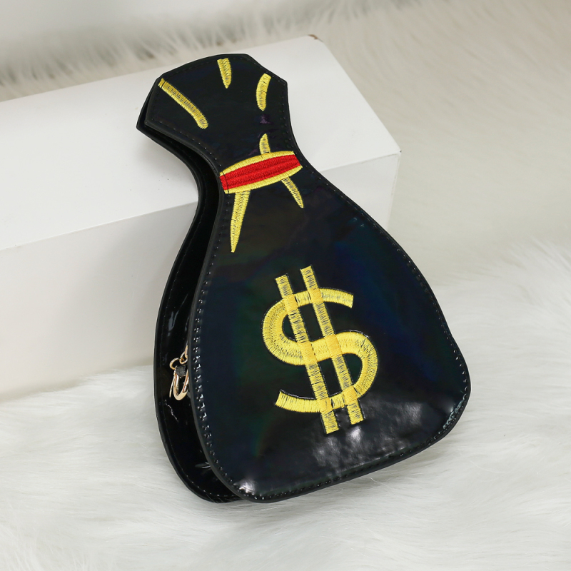 2021 Fashion dollar shape crossbody bags girls mini women hand bag money purse designer handbags