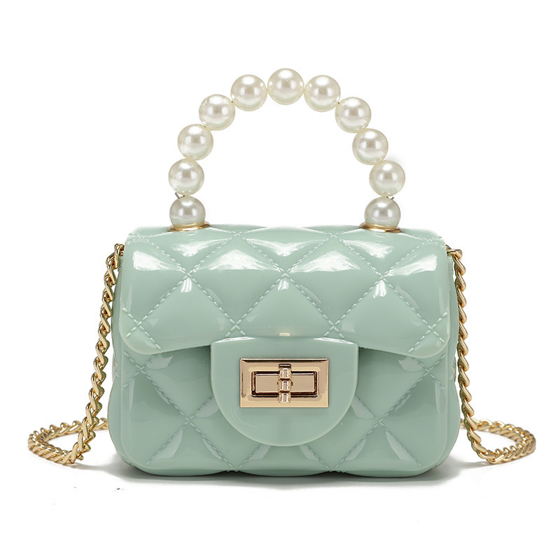 Famous Brand Candy Colors Pvc Crossbody Bag Kids Purse Mini Handbags Luxury Jelly Purse and Handbags Women