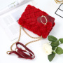 Wholesale Autumn Purses And Handbags Plish Bags Women Handbags Ladies Purses Ins Diamond Chain Crossbody Bag Women Hand Bags