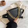 Fashionable Korean Small Square Bag Female Ins New Chain Messenger Bags Elegant Simple Ladies Handbags Women Bags