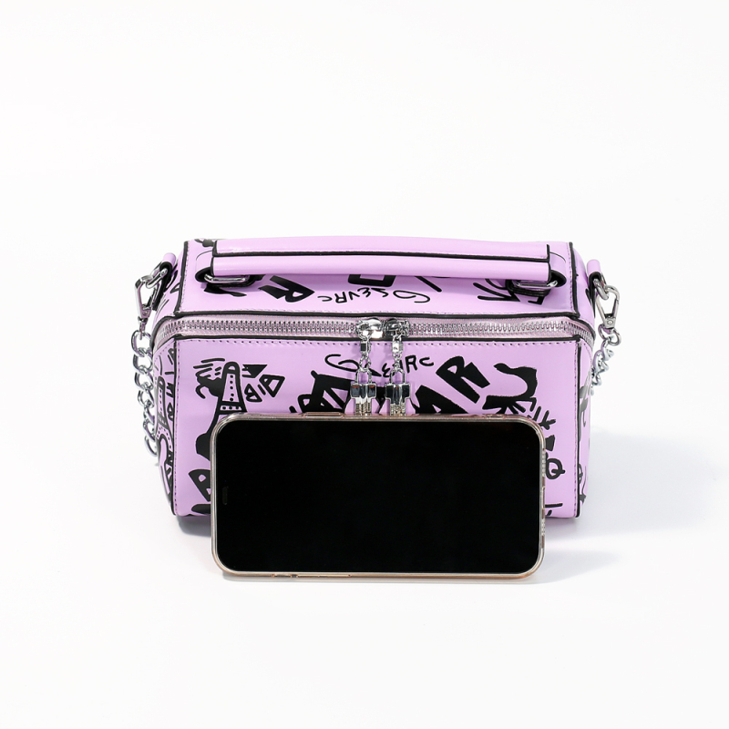 Hot Sales Graffti Purses And Handbags And Slouch Sock 2 Pieces Set Wholesale Fashion Cool Crossbody Bags Women Handbags Ladies