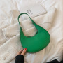 Simple Fashion Crescent Saddle Bag Female 2021 Popular New Summer Foreign Style Ins Single Shoulder Armpit Bag Female Bag