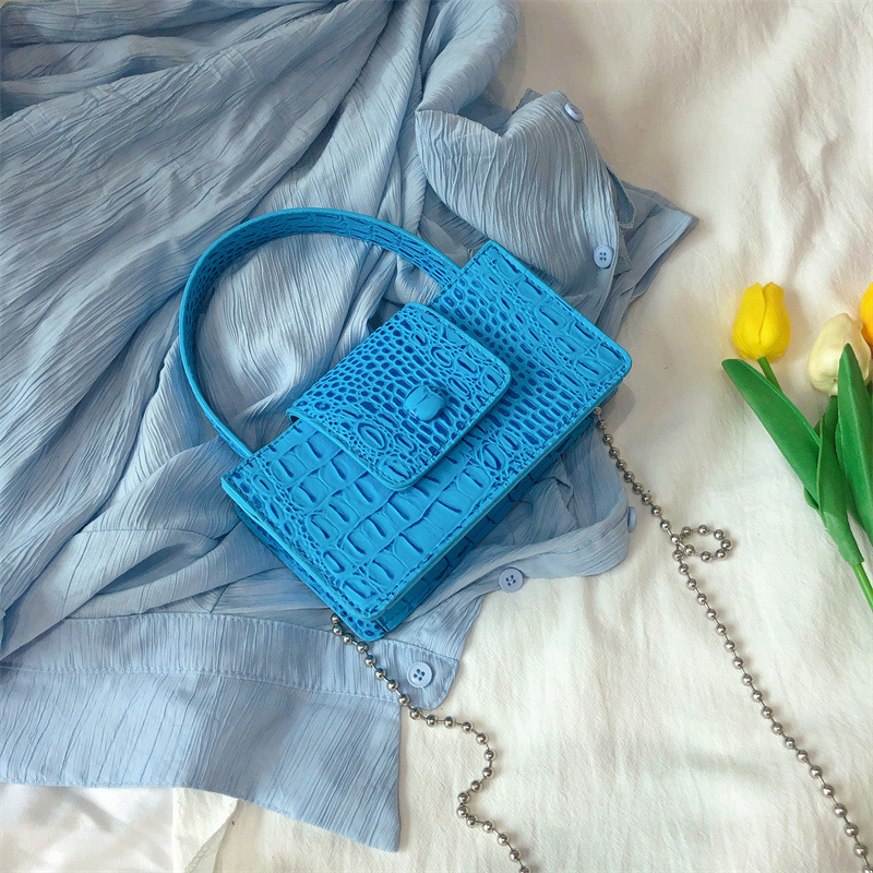 Amzon Hot Selling High Quality Textured Crocodile Pattern Handbags For Women Luxury Bags Women Handbags Ladies cross body bag