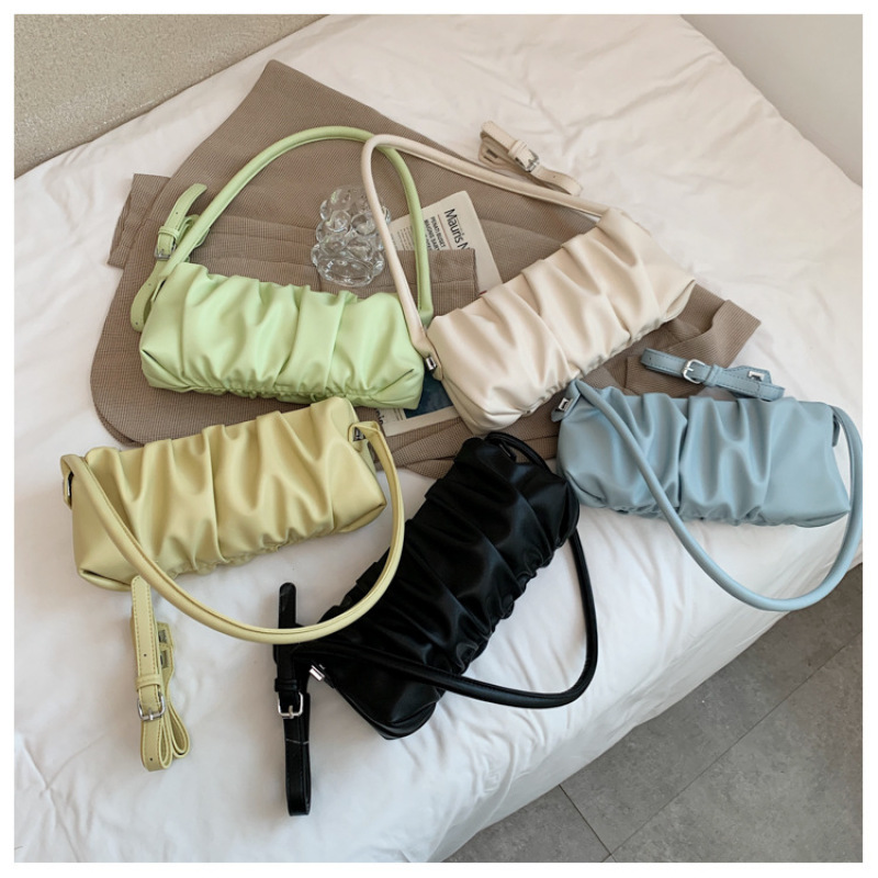 Folded Cloud Bag Women's Shoulder Handbag Fashion Messenger Underarm Bag