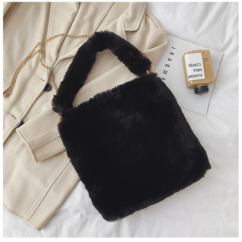 Fashion Handbag Fur Tote Bag For Women Crossbody Handbags Luxury Designers Purses And Handbags For Ladies Hand Bags