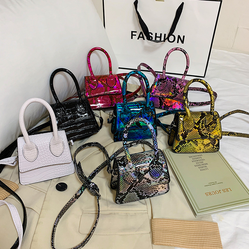 Fashion snake print mini bag designers handbags women hand bags purses 2021 handbags