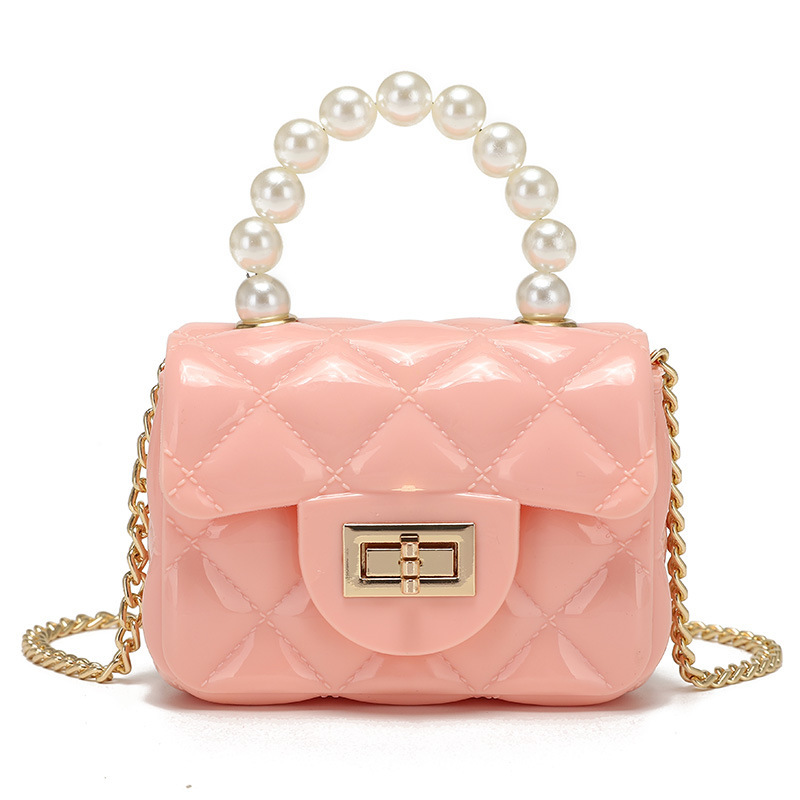 Famous Brand Candy Colors Pvc Crossbody Bag Kids Purse Mini Handbags Luxury Jelly Purse and Handbags Women